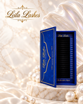 Extensii de gene GENIAL Leila Lashes, casetă cu 22 de benzi de gene individuale pentru aplicarea extensiilor de gene.