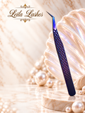 Pensetă LEGEND L NANO Leila Lashes pentru extensii de gene cu volum, instrument profesional pentru tehnicieni de gene.